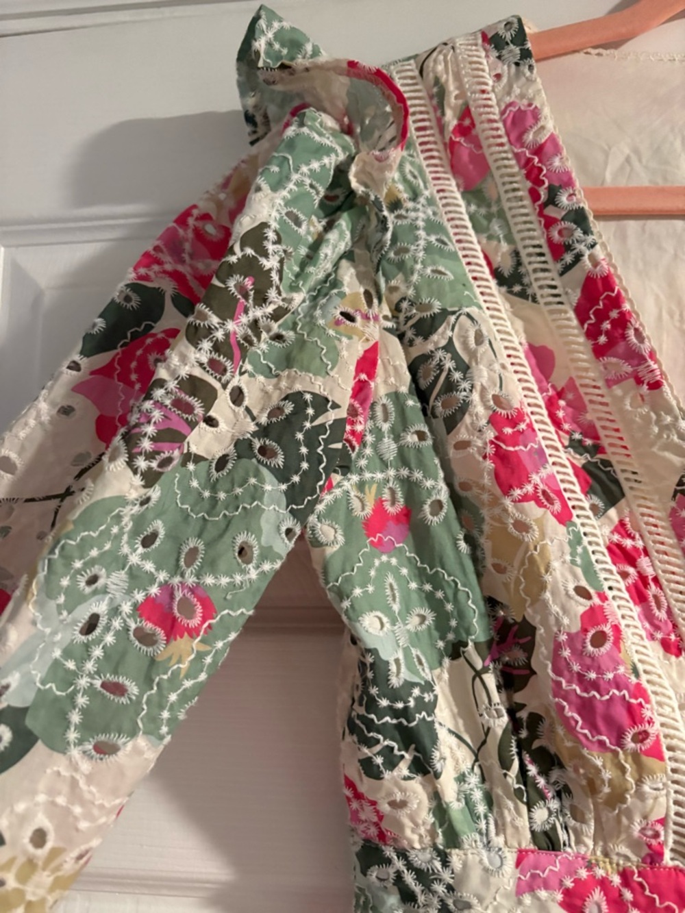 Line and Dot floral romper - Picture 4 of 8